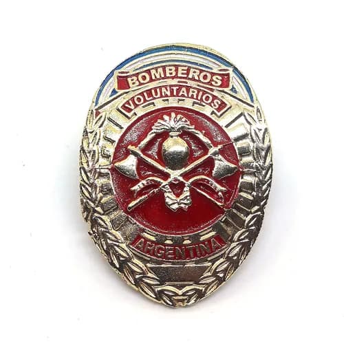 Placa de bomberos Argentina